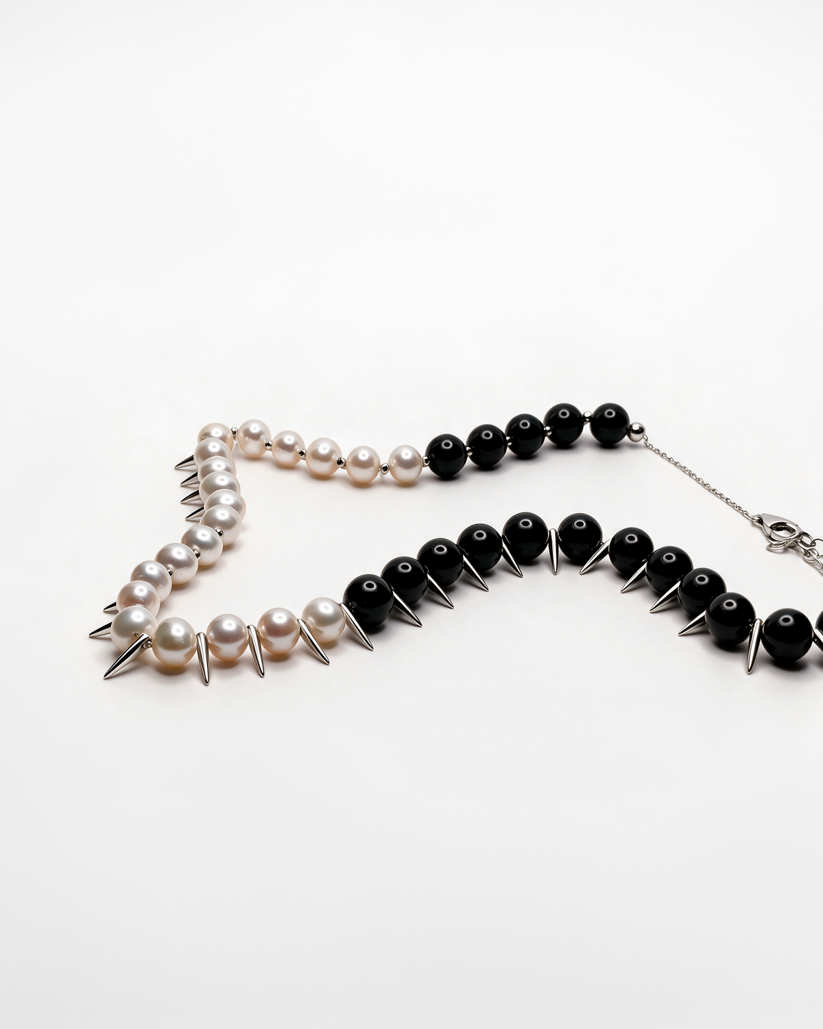Necklace Onyx&Pearl