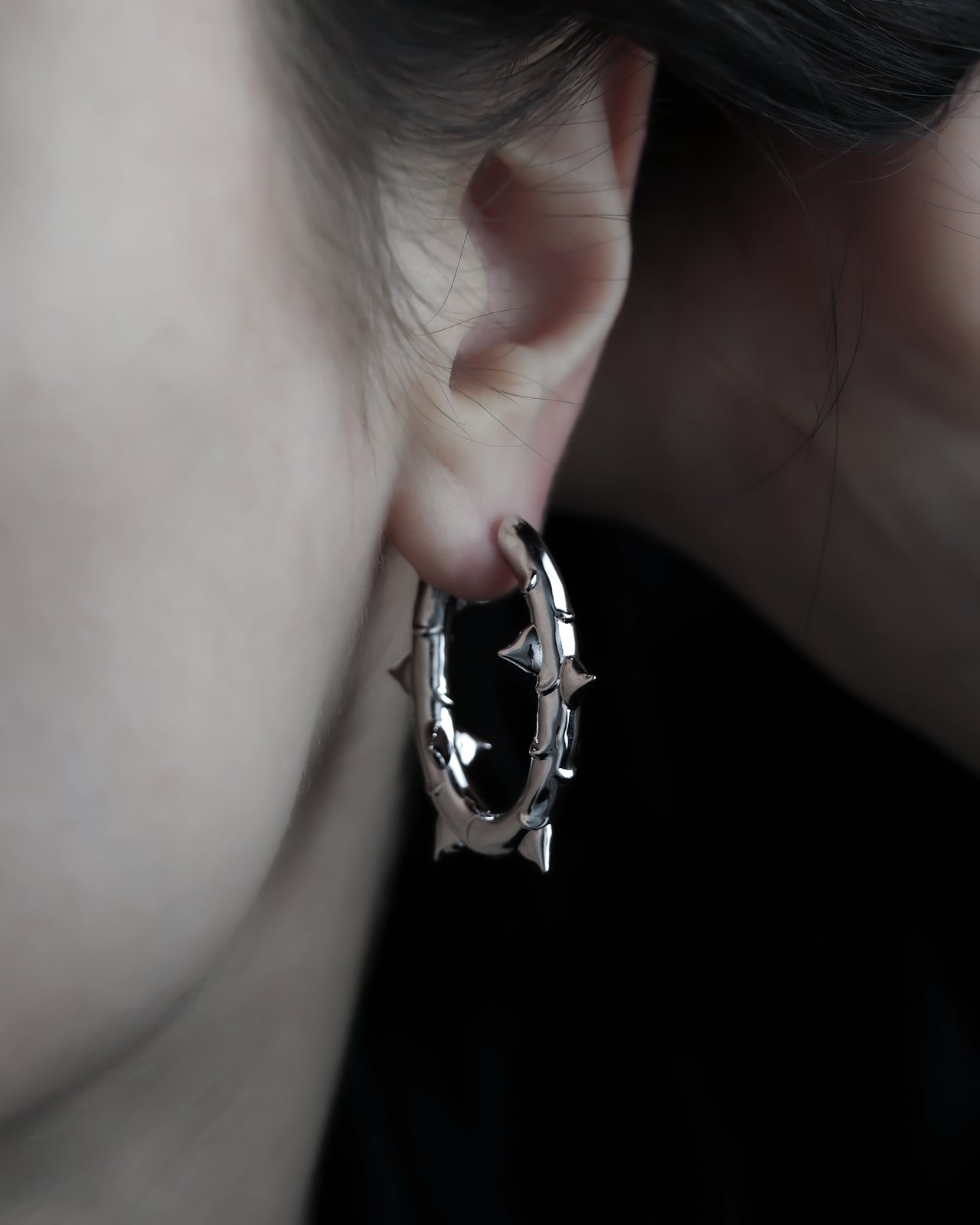 Earrings Rose Thorns