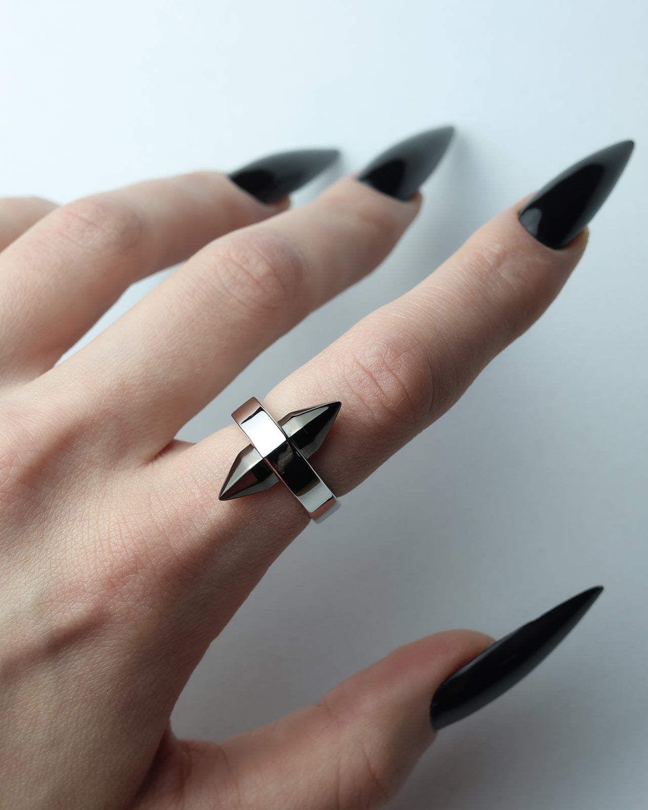 Ring Black Crystal
