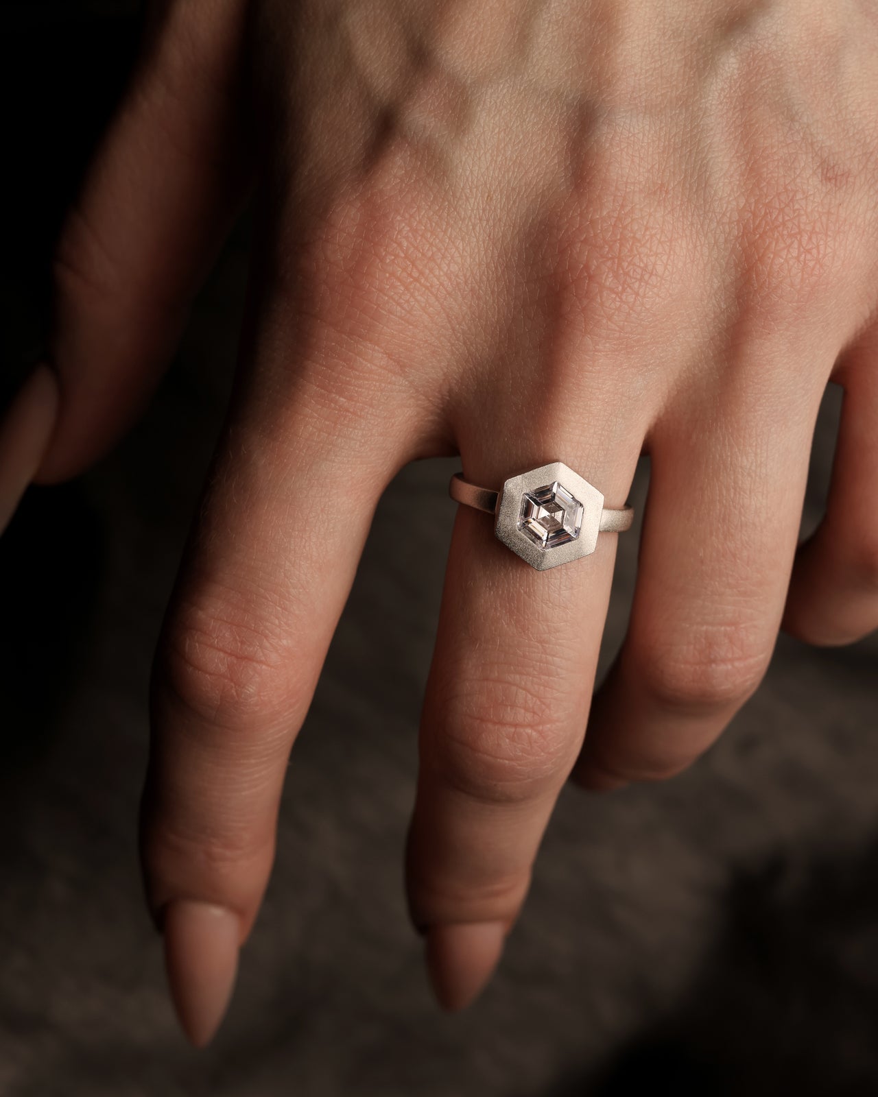 Ring Crystal Hex